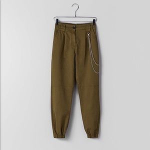 Zara olive green cargo pants
